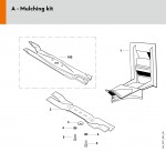 Stihl KIT 50 MS Lawn Mower Accessory Spare Parts